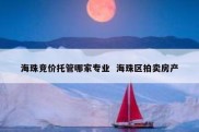海珠竞价托管哪家专业  海珠区拍卖房产