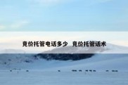 竞价托管电话多少  竞价托管话术
