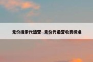 竞价搜索代运营  竞价代运营收费标准