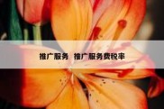 推广服务  推广服务费税率