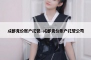 成都竞价账户托管  成都竞价账户托管公司