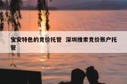 宝安特色的竞价托管  深圳搜索竞价账户托管