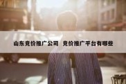 山东竞价推广公司  竞价推广平台有哪些