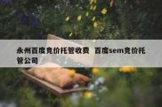 永州百度竞价托管收费  百度sem竞价托管公司
