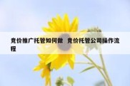 竞价推广托管如何做  竞价托管公司操作流程