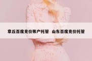 章丘百度竞价账户托管  山东百度竞价托管