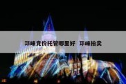 邛崃竞价托管哪里好  邛崃拍卖