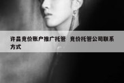 许昌竞价账户推广托管  竞价托管公司联系方式