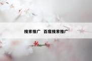 搜索推广  百度搜索推广