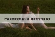 广西竞价优化托管公司  竞价托管优化多少