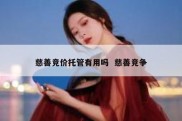 慈善竞价托管有用吗  慈善竞争