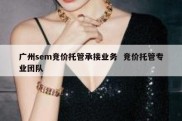 广州sem竞价托管承接业务  竞价托管专业团队