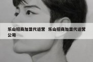 乐山招商加盟代运营  乐山招商加盟代运营公司