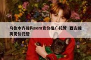 乌鲁木齐搜狗sem竞价推广托管  西安搜狗竞价托管