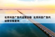 北京抖音广告代运营价格  北京抖音广告代运营价格查询