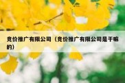竞价推广有限公司（竞价推广有限公司是干嘛的）