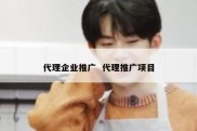 代理企业推广  代理推广项目