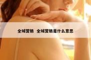 全域营销  全域营销是什么意思