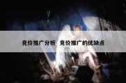 竞价推广分析  竞价推广的优缺点