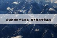 竞价托管团队在哪里  竞价托管哪家正规
