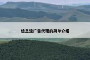信息流广告代理的简单介绍