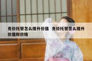 竞价托管怎么提升价值  竞价托管怎么提升价值和价格