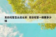 竞价托管怎么优化的  竞价托管一般要多少钱