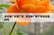 竞价推广托管广告  竞价推广账户竞价托管好吗