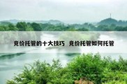 竞价托管的十大技巧  竞价托管如何托管