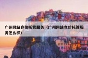 广州网站竞价托管服务（广州网站竞价托管服务怎么样）