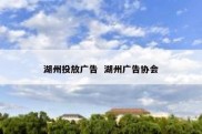 湖州投放广告  湖州广告协会