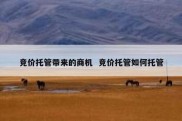 竞价托管带来的商机  竞价托管如何托管