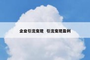 企业引流变现  引流变现盈利