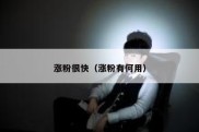 涨粉很快（涨粉有何用）