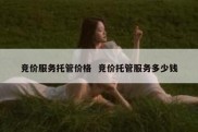 竞价服务托管价格  竞价托管服务多少钱