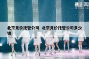 北京竞价托管公司  北京竞价托管公司多少钱