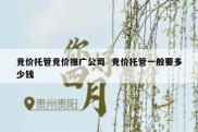 竞价托管竞价推广公司  竞价托管一般要多少钱