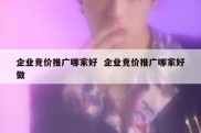 企业竞价推广哪家好  企业竞价推广哪家好做