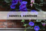 抖音如何引流  抖音如何引流呢