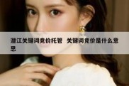 潜江关键词竞价托管  关键词竞价是什么意思