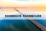 竞价托管优化公司  竞价托管是什么意思