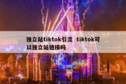 独立站tiktok引流  tiktok可以独立站链接吗