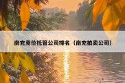 南充竞价托管公司排名（南充拍卖公司）