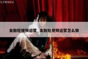 金融短视频运营  金融短视频运营怎么做