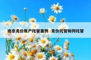 南京竞价账户托管案例  竞价托管如何托管