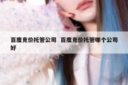 百度竞价托管公司  百度竞价托管哪个公司好