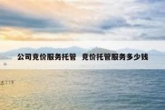 公司竞价服务托管  竞价托管服务多少钱