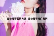 竞价托管营销方案  竞价托管推广案例