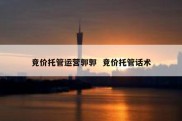 竞价托管运营郭郭  竞价托管话术