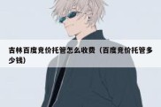 吉林百度竞价托管怎么收费（百度竞价托管多少钱）